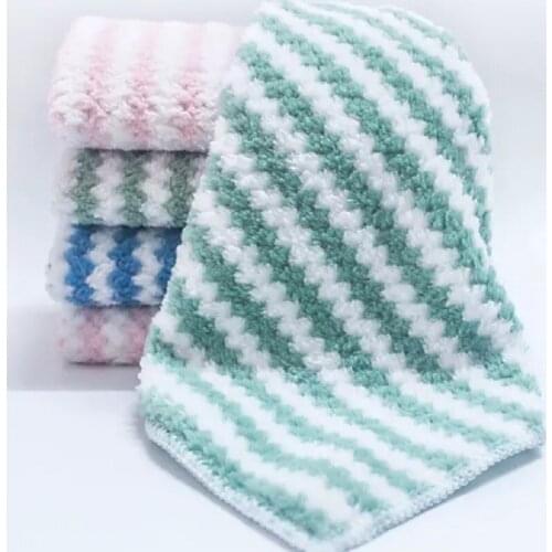 1Pcs Kitchen Dish Towel Cleaning Cloth Anti-grease Wiping Absorbent Cleaning Rags Window Car Floor Duster Home Cleaning Tool