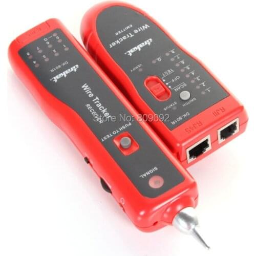 High Quality RJ11 RJ45 Cat5 Cat6 Telephone Wire Tracker Tracer Toner Ethernet LAN Network Cable Tester Detector Line Finder