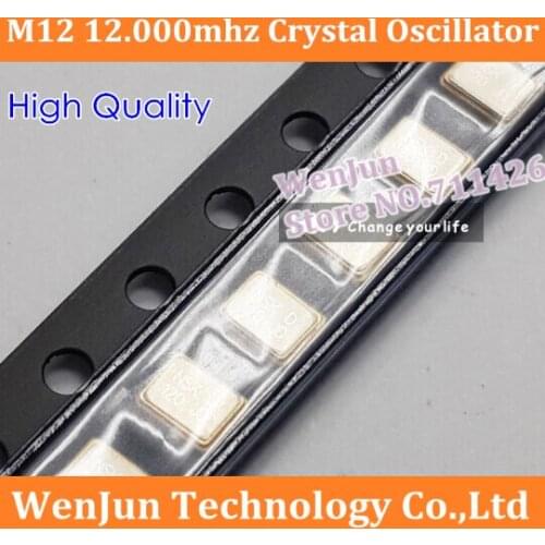 High Quality NEW 12M 12.000mhz 12mhz 3225 12m 10ppm Crystal Oscillator 500PCS/LOT
