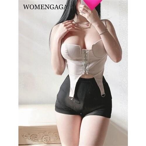 WOMENGAGA Summer Womens European Sexy Camisole Top Tassel Korean Women Sexy Hot Women Tops Tank Boho Beach 8O2V