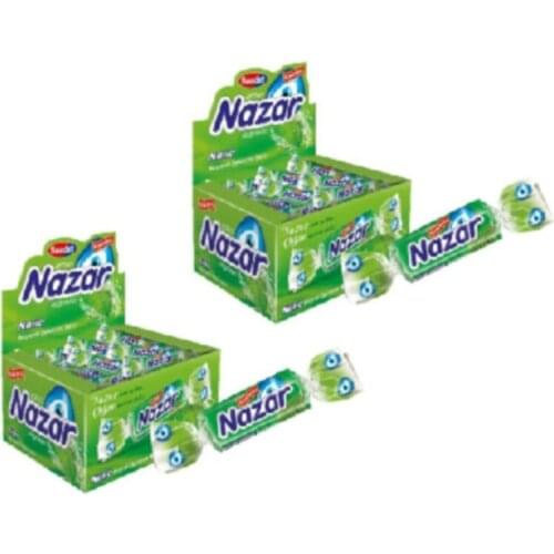 Nazar Gum 100 Pieces * 2 Packages Mint FREE SHİPPİNG