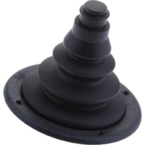 4.72 inch 120mm Marine Rigging and Cable Boot for Boats - Rigging Hole Cover Plastic - Black