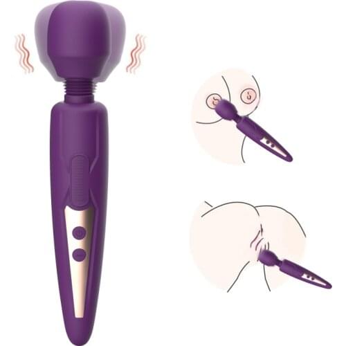 Abay Wireless Dildos AV Vibrator Magic Wand for Women Clitoris Stimulator USB Rechargeable Massager Goods Sex Toys for Adults 18