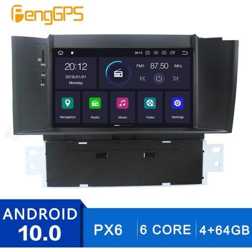 Android 10.0 For Citroen C4 C4L DS4 2012-2016 Touchscreen Multimedia GPS Navi Headunit CD DVD Player FM AM Radio With Carplay