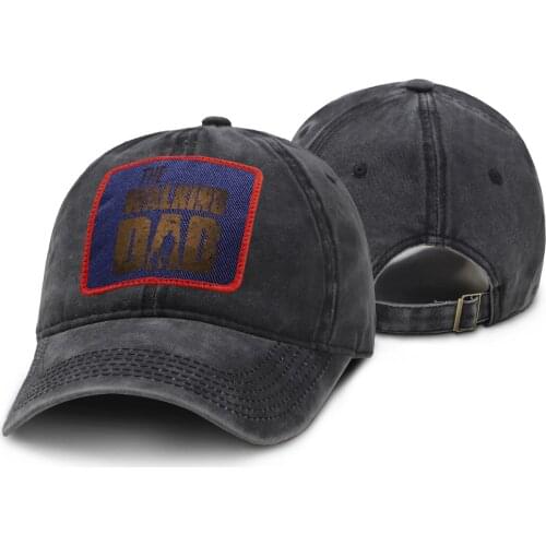 The Walking Dad Print Baseball Capa Woman Street Baseball Cap Hot Sell Snapback Cap Man Black Baseball Cap Father Day Gift Cap