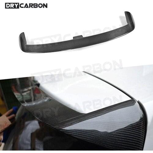 Carbon Fiber / FRP Black Rear Roof Spoiler Lip Wings for Volkswagen VW Golf 6 MK6 VI Sandard 2010-2013 V Style Car Acessaries