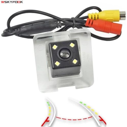 Dynamic Trajectory Tracks CCD Car Car Rear View Reverse Camera For Mercedes-Benz GLK 2012 2013 Car
