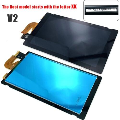 New for NS Switch V2 Console Lcd Display Touch Screen Full Screen Assembly Digitizer Replacement for Nintendo Switch Accessories