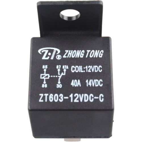 EE support 5Pcs Car Truck Motor Automotive DC 12V 40A 40 AMP SPST Relay Relays 5 Pin 5P Car Styling