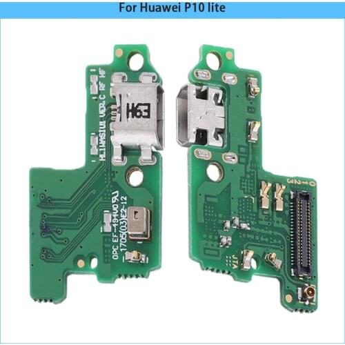 For Huawei P10 lite USB Charger Connector Flex Cable P10 lite Microphone USB Charging Dock PCB Board Repair Parts