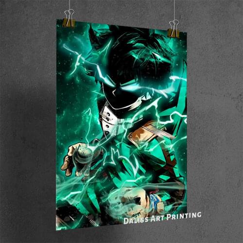 Canvas Anime My hero academia Deku Pictures Home Decoration Paintings Poster HD Prints Wall Art Modular Living Room Framed