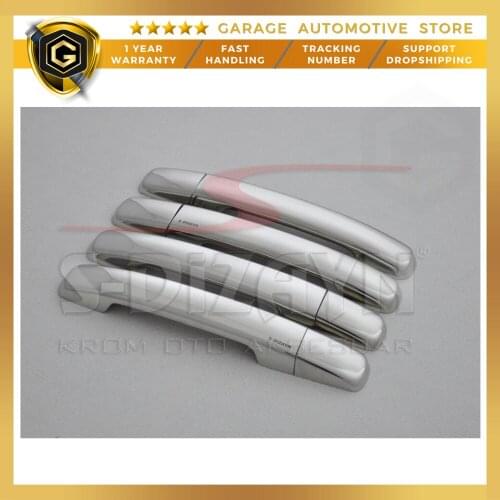 For Ford Ranger Chrome Door Handle 4 Door 2011 Above