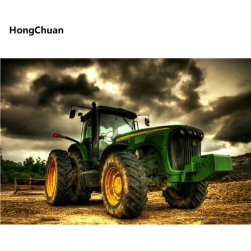 Fast Delivery Retro Pickup 5D DIY Square/Round Diamond Painting Mosaic Cross Stitch Home Decoration Mural New Year Gift