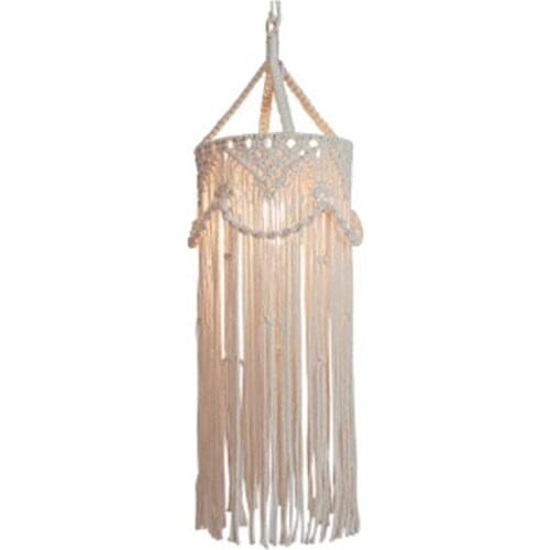 Chandelier Boho Decor Hand-Woven Charm Macrame Wall Hanging Creative Home Bunk Home Decoration Lamp Shade Mandala