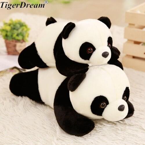 One Piece Soft PP Cotton Stuffed Plush Panda Toys Children Animal Sleeping Pillows For Kids Cute Brinquedos 4 Size
