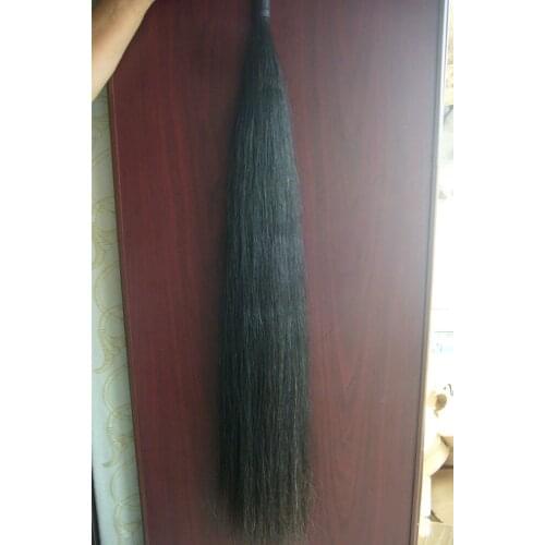 New Original Black Horse Show Tail Hair Extension 70-76cm 170grams