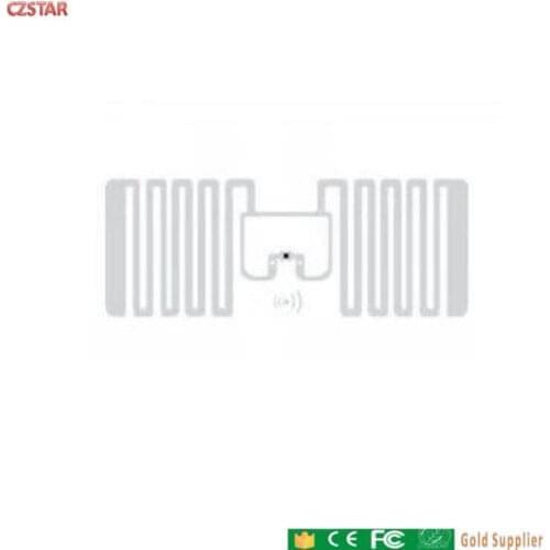 Excellent performance original smartrac brand mini web impinj monza R6 Tags dogbone long uhf rfid tags provide free test sample