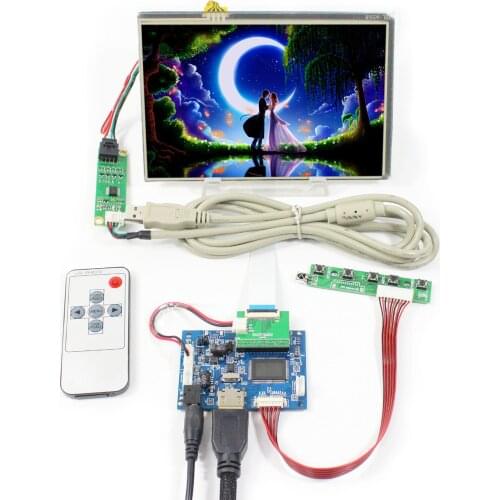 LCD Screen Panel 7.0 inch 1280(RGB)×800 Resolutio HSD070PWW1-B01/B00 with HD MI LCD LVDS Interface Controller Board