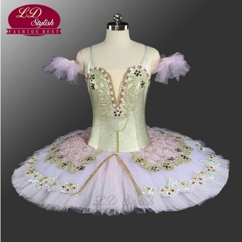 Gold Pink Professional Ballet Tutus Ballet Tutu For Girls Tutu De Danse Classical Professional Ballet Tutu Sale LD0059