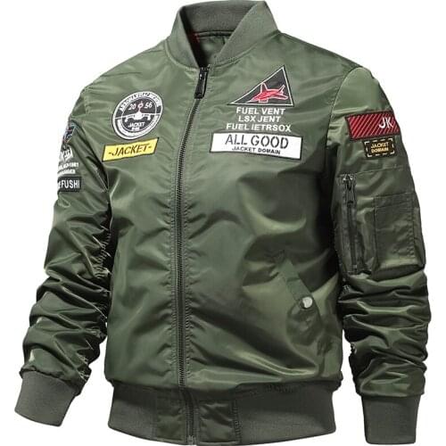 QSuper Autumn&Spring 2021 New Fashion Design Mens Jackets English Elements Embroidery Casual Windbreaker Bomber Men Jacket