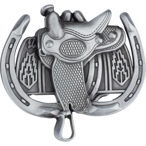 Horse saddle shape equestrian belt buckle horse lovers belt accessories for men cowboy