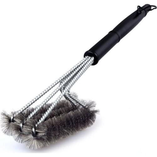 Stainless Steel BBQ Cleaning Brush 18 Inch Grill Brush Barbecue Cleaner
