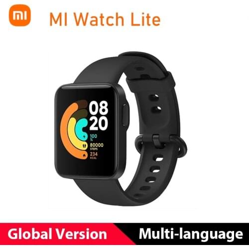 Xiaomi Smart Watch Mi Watch Lite Bluetooth Smart Watch GPS 5ATM Waterproof Smart Watch Fitness Heart Rate Monitor MOLNIA