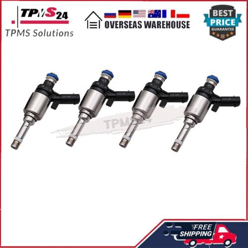 4PCS Fuel Injectors 06J906036N For Audi A3 A4 A5 A6 Q5 TT Volkswagen Beetle CC EOS Golf GTI Jetta GLI Passat Passat CC Tiguan