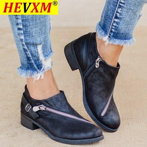 Vintage Women Ankle Boots Flats Leather Boots Ladies Soft Shoes Winter Boots Females Casual Botas de mujer Outdoor Ladies Boots