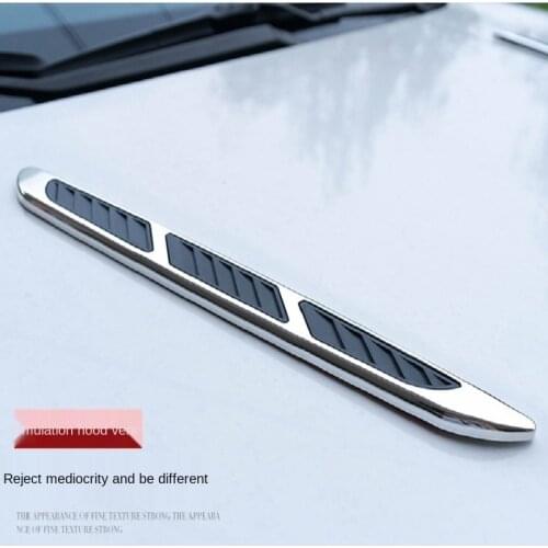 High-quality car side ventilation airflow, used for fender hole cover entrance grille air duct decoration plastic abs sticker
