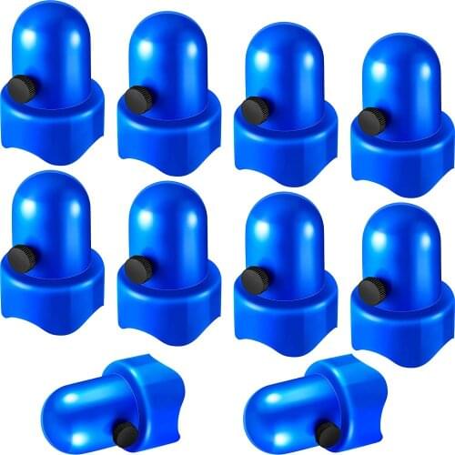10 Pcs 1.5inch Trampoline Pole Cap Stainless Steel Pipe Pole Cap Steel Pipe Top Cover For Children Trampoline Plastic End Caps