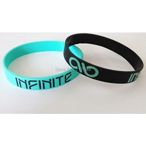 200pcs INFINITE wristband silicone bracelets rubber bangles free shipping by FEDEX