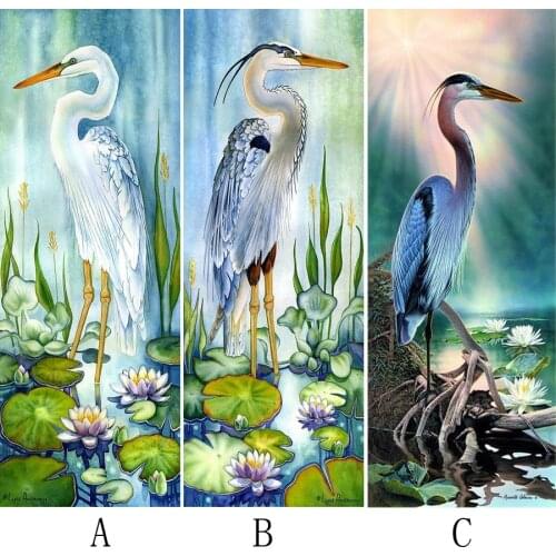5D DIY Diamond Painting Animal & Crane Painting Embroidery Diamond Painting Cross Stitch Rhinestone Mosaic Oil Painting