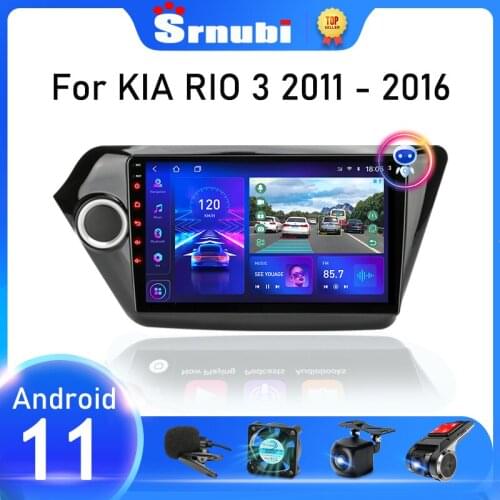 9" Android 10 Car Radio For Kia RIO 3 2011 2012 2013 2014 2015 Multimedia Video Player 2 Din Navigation GPS RDS WiFi Carplay DVD