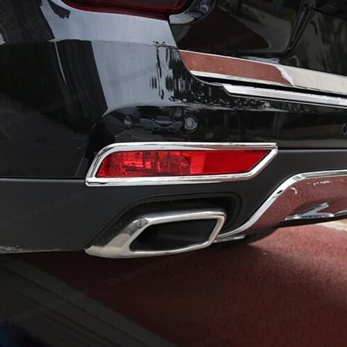 Lsrtw2017 Car Rear Foglight Cover Sticker Styling Trim for Trumpchi Gac Gs8 2017 2018 2019 2020 2021 Accesosries Auto Parts