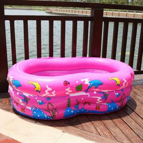 Piscina De Aislamiento Termico Pvc 8-shaped Blue Ocean Splashing Bath Kids' Thermal Insulation Pool Baby Swimming Bathing Pool