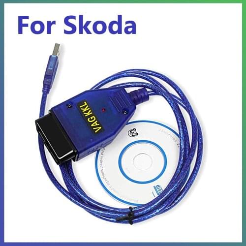 VAG KKL 409.1 VAG-COM USB OBD2 Diagnostic Cable For Skod Fabia Felicia Octavia MK1 MK2 Superb OBDII Car Scanner Scan Tools