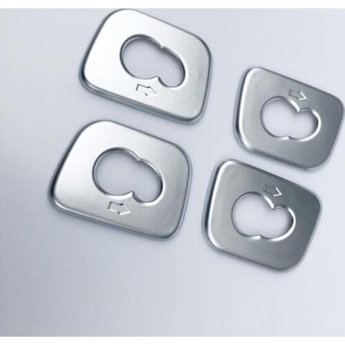 For Volvo XC90 2015-2018/XC60 2018 4PCS Matte ABS Chrome Car Rear Roof Hook Cover Trim Moldings Car Styling Free Shipping