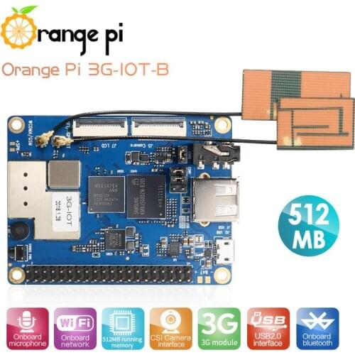 Orange Pi 3G-IOT-B 512MB Cortex-A7 4GB EMMC Support 3G SIM Card Bluetooth Android4.4 mini PC