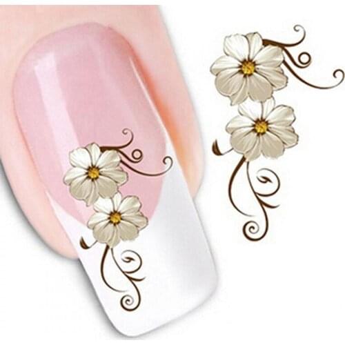 Flower Stickers Nail Art Decorations Decal All For Manicure