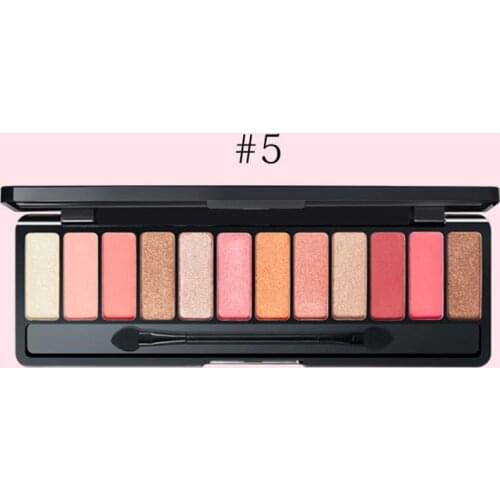 New makeup multicolor eyeshadow pearlescent waterproof four square grid eyeshadow multicolor style fingertip eyeshadow palette