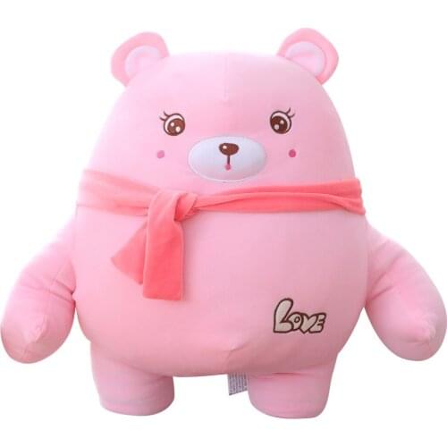 New arrival plush bear lover soft stuffed pillow toy baby toy kids gift bear plush