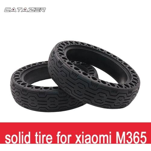 Solid Hollow Tires for M365 Accessories Non-Pneumatic Damping Rubber Tyre for M365 Electric Scooter Solid Tires