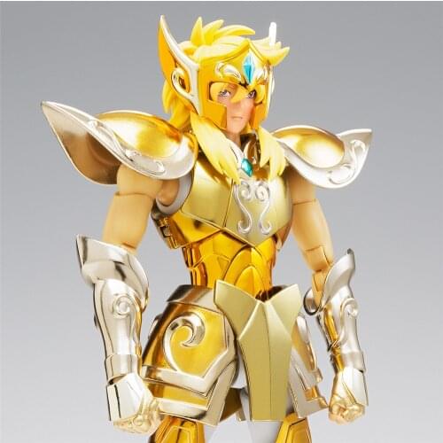 Original Bandai Tamashii Saint Seiya Saint EX Aquarius Hyoga PVC Action Figure Model Toys Gifts