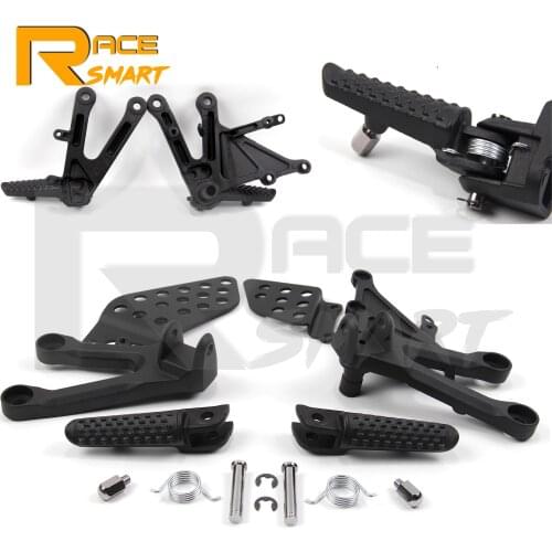 Motorcycle Front Foot Pegs Pedal Footrest Footpeg Peg For HONDA CBR1000RR 2004 2005 2006 2007 CBR1000 CBR 1000 1000cc