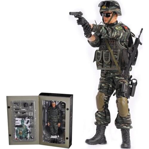 1/6 30CM Realistic Action Figure Model Military Army Soldier Armed Police Soldier Model Action Figure Collectible Toy Gifts 2020