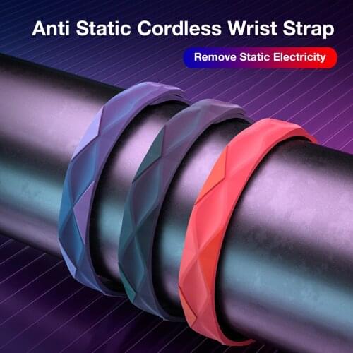 Adjustable Anti Static Cordless Wrist Strap Electrostatic Discharge Cable Band Wrist Strap Color
