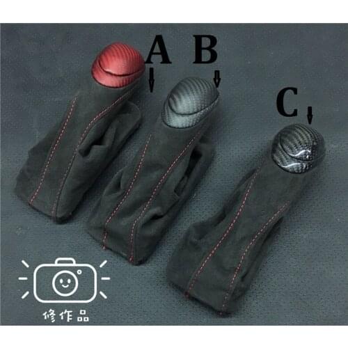 Fit for Cadillac ATSL CT6 XTS5 SRX carbon fiber shift knob gear lever gear head handball