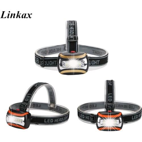 LED Headlight 6 *LED headlamp 3 modes Head Light Head Torch Lamp Lantern AAA for Outdoor Camping Fishing Hiking