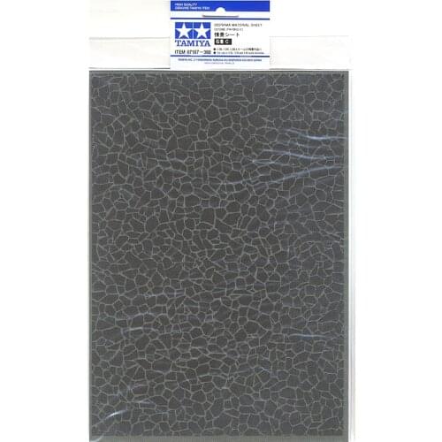 Tamiya #87167 Model Paints & Finishes Diorama Material Sheet (Stone Paving C)